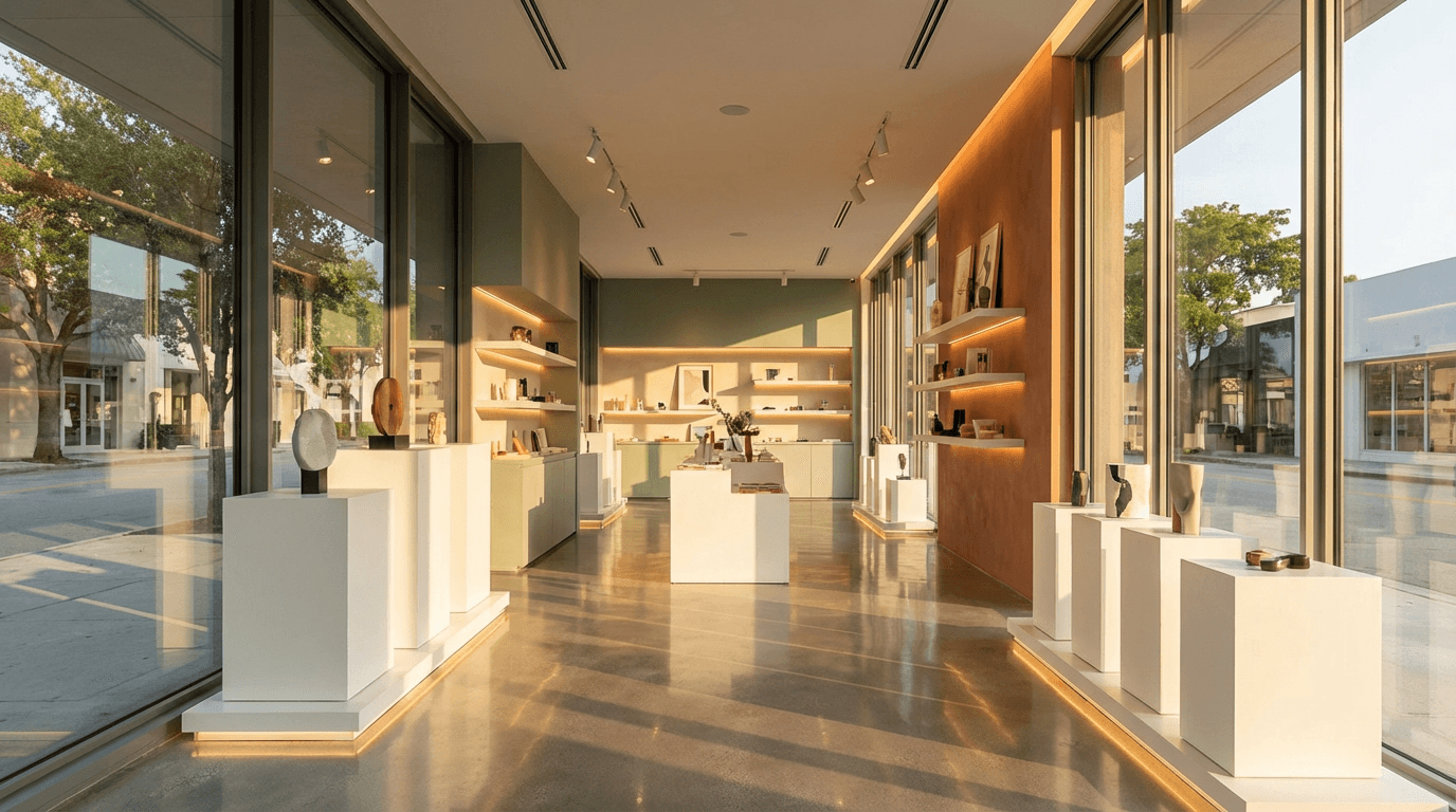 Streak-free storefront glass on a Toronto retail shop